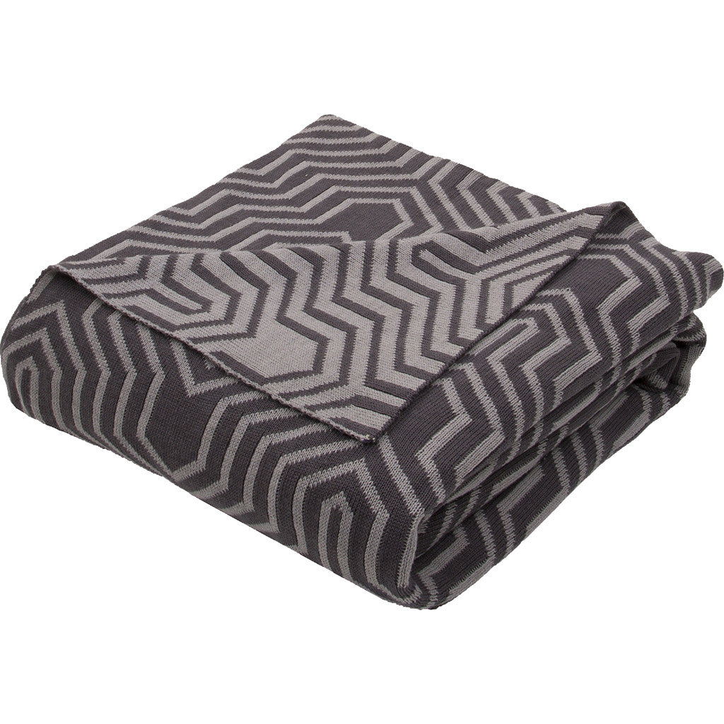 Trinity Castlerock/Neutral Gray Throw