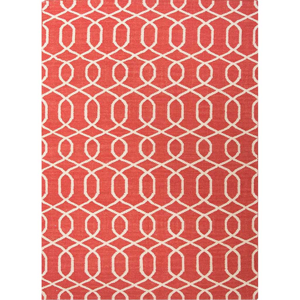 Urban Bungalow Sabrine Chili Pepper/Antique White Area Rug