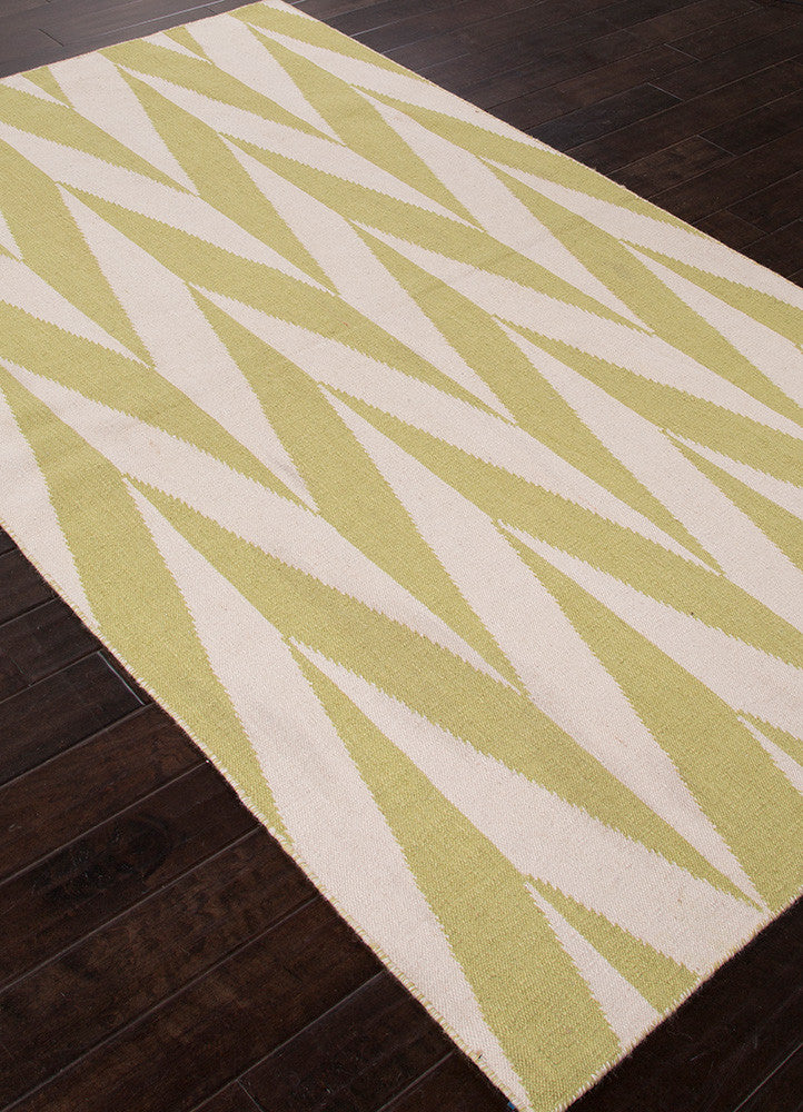 Urban Bungalow Cypress Wild Lime/White Area Rug