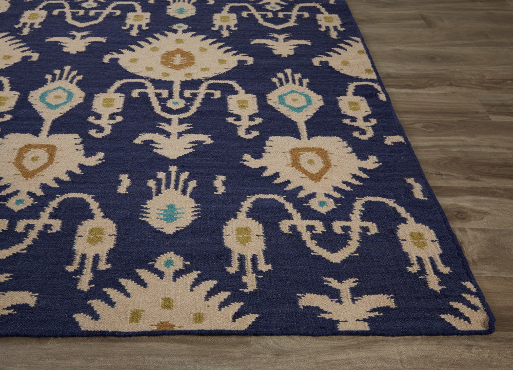 Urban Bungalow Samir Blue/Ivory Area Rug