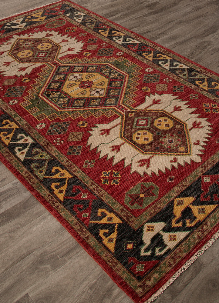 Village Karter Baked Apple/Fog Area Rug