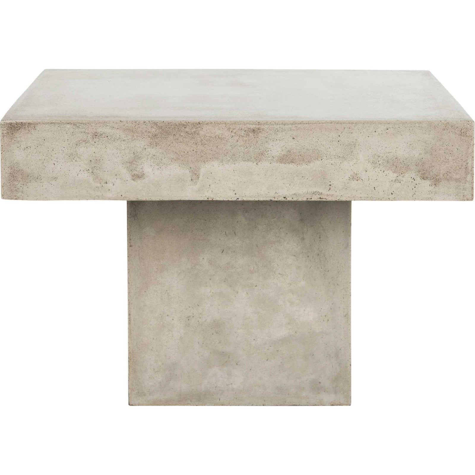 Taika Modern Concrete Coffee Table Dark Gray