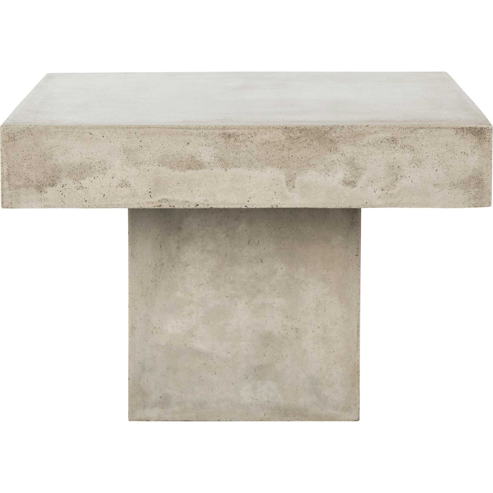 Taika Modern Concrete Coffee Table Dark Gray