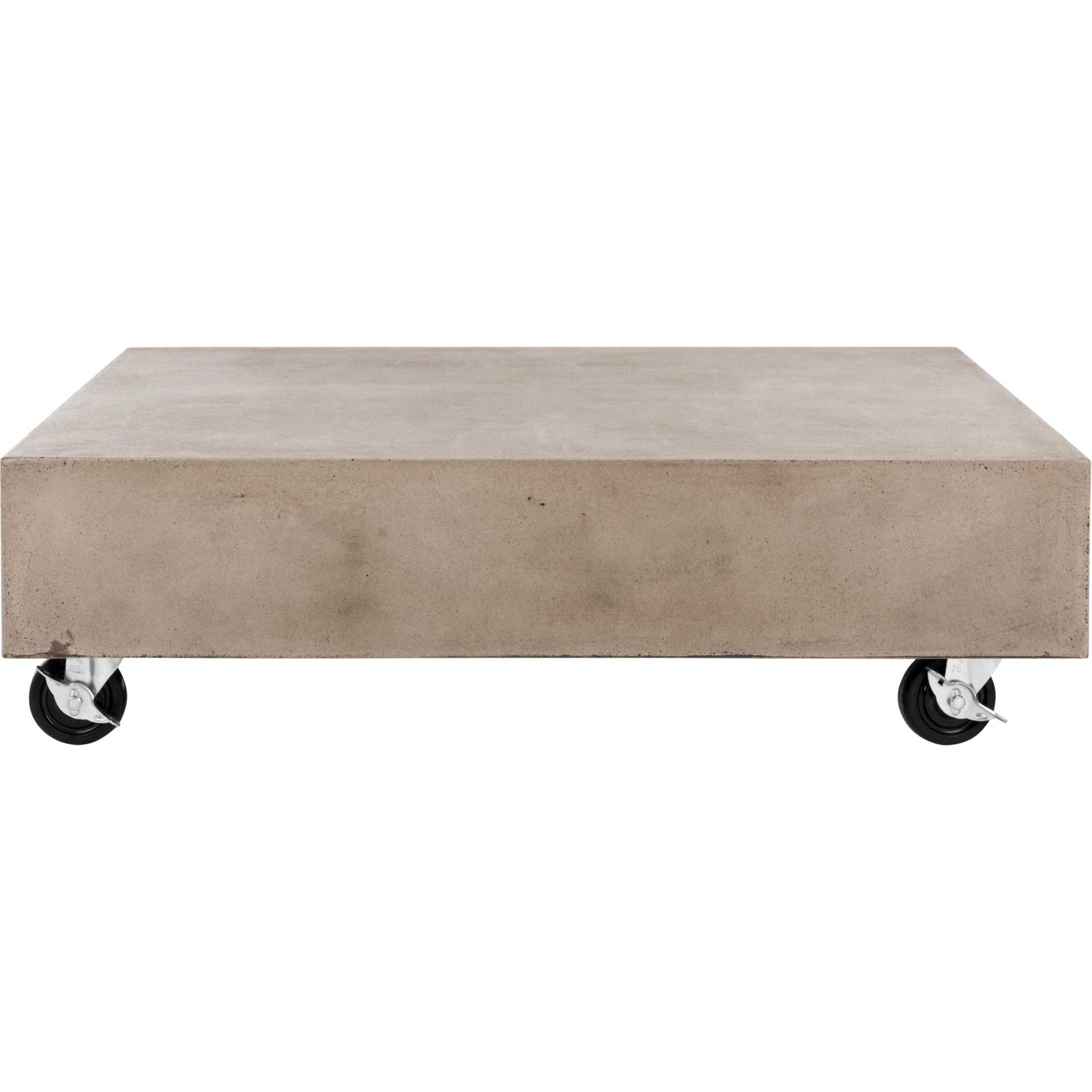 Gabrielle Modern Concrete Coffee Table Dark Gray