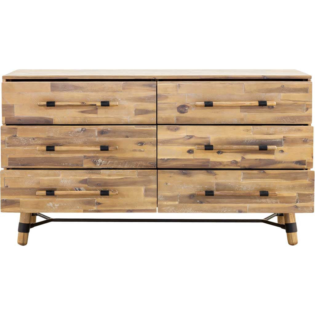Huntington 6 Drawer Low Dresser