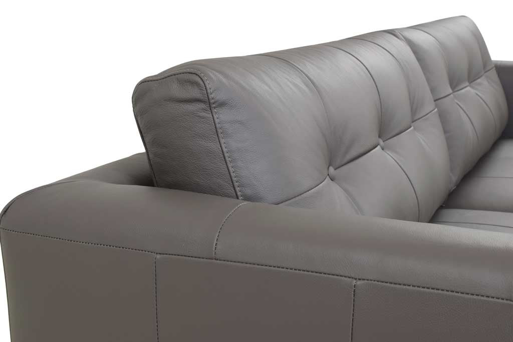 Corcoran Leather Sofa Boulder Gray
