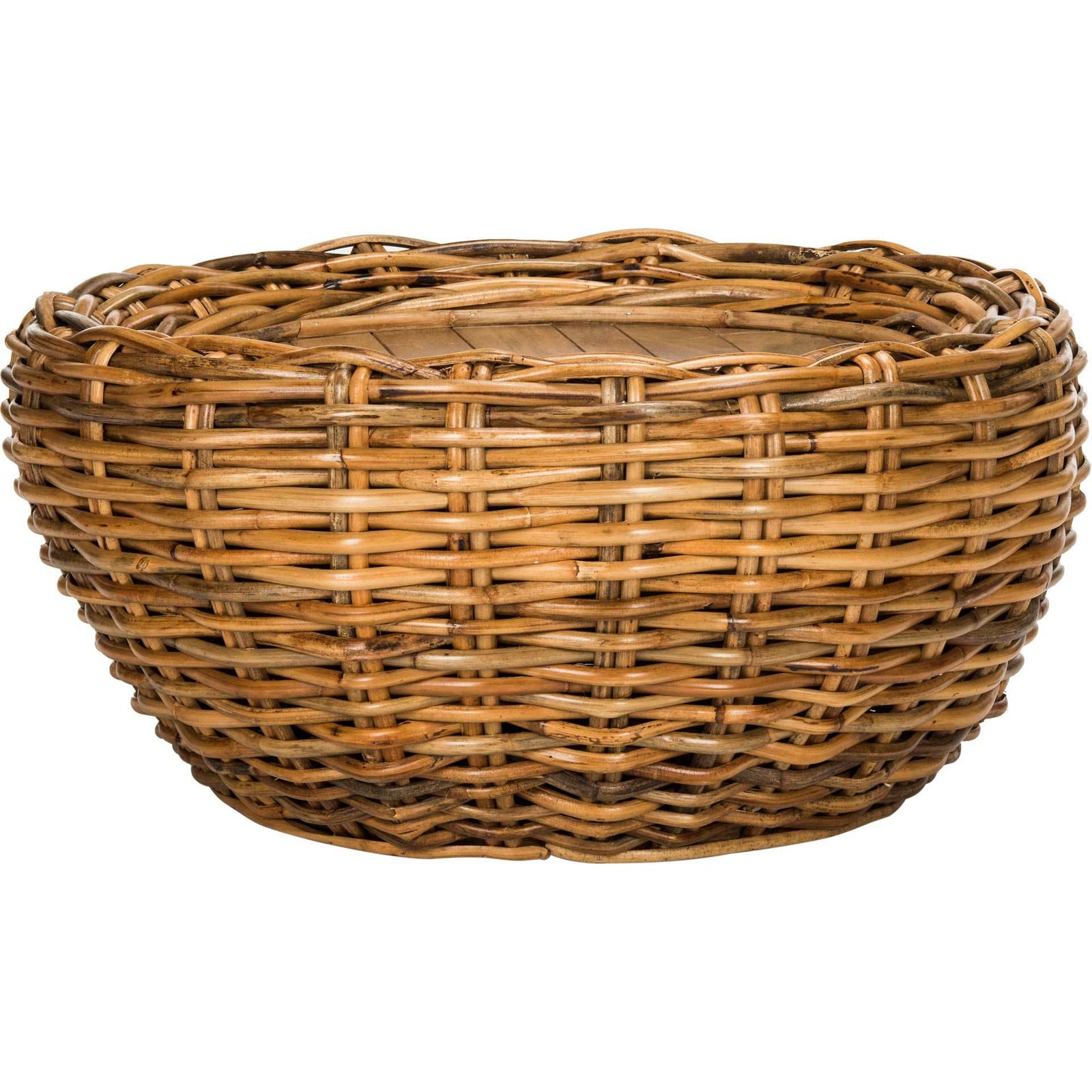 Alice Wood Top Coffee Table Natural Brown