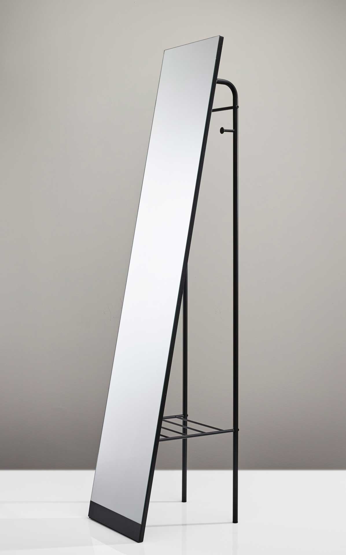 Tempo Floor Mirror Black