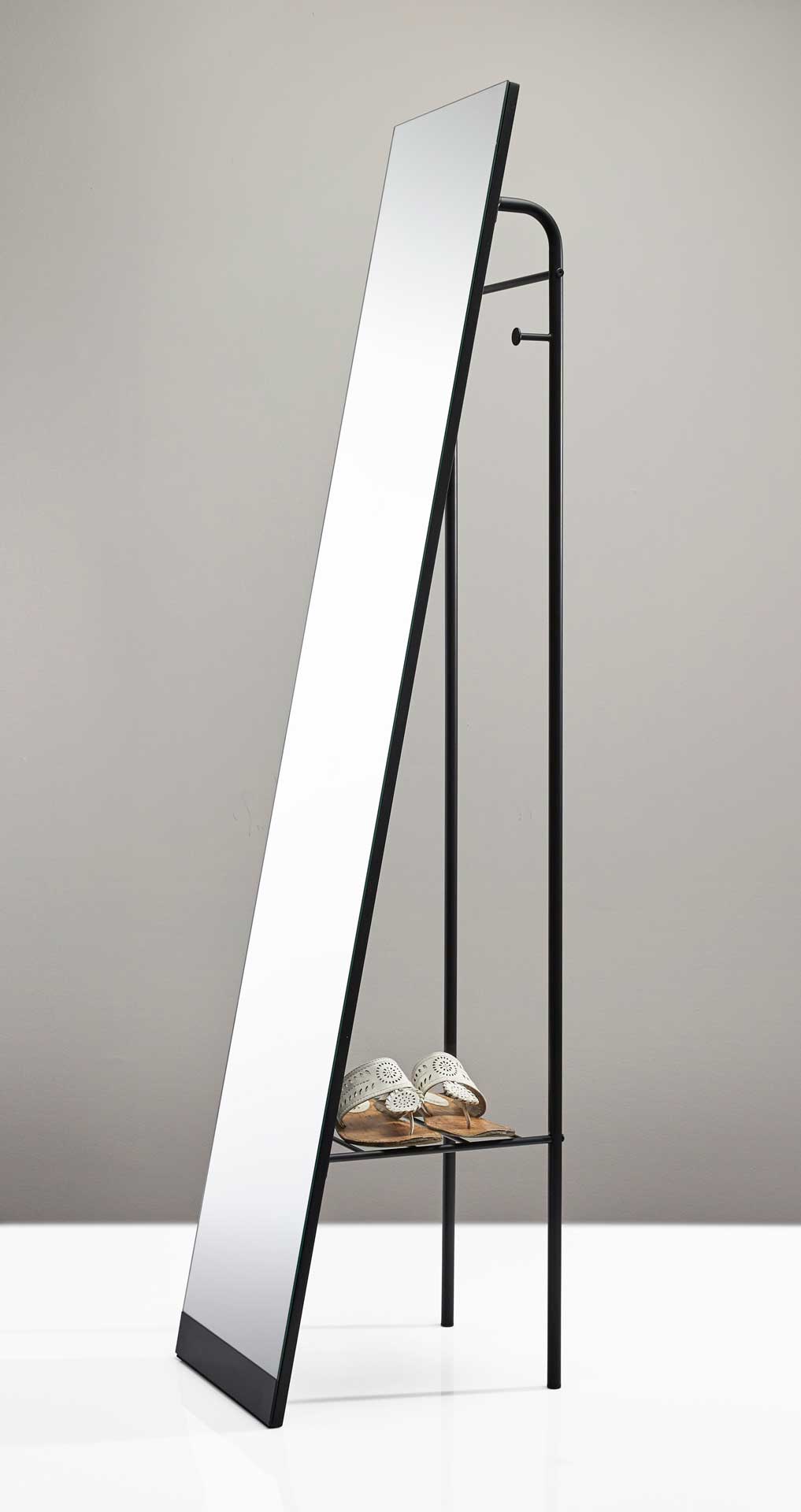 Tempo Floor Mirror Black