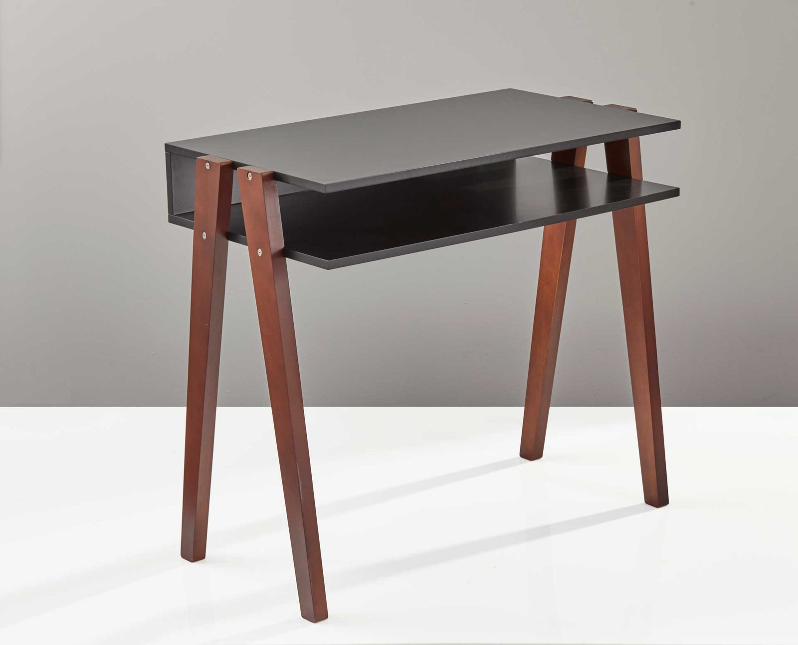 Laon Desk Black/Walnut