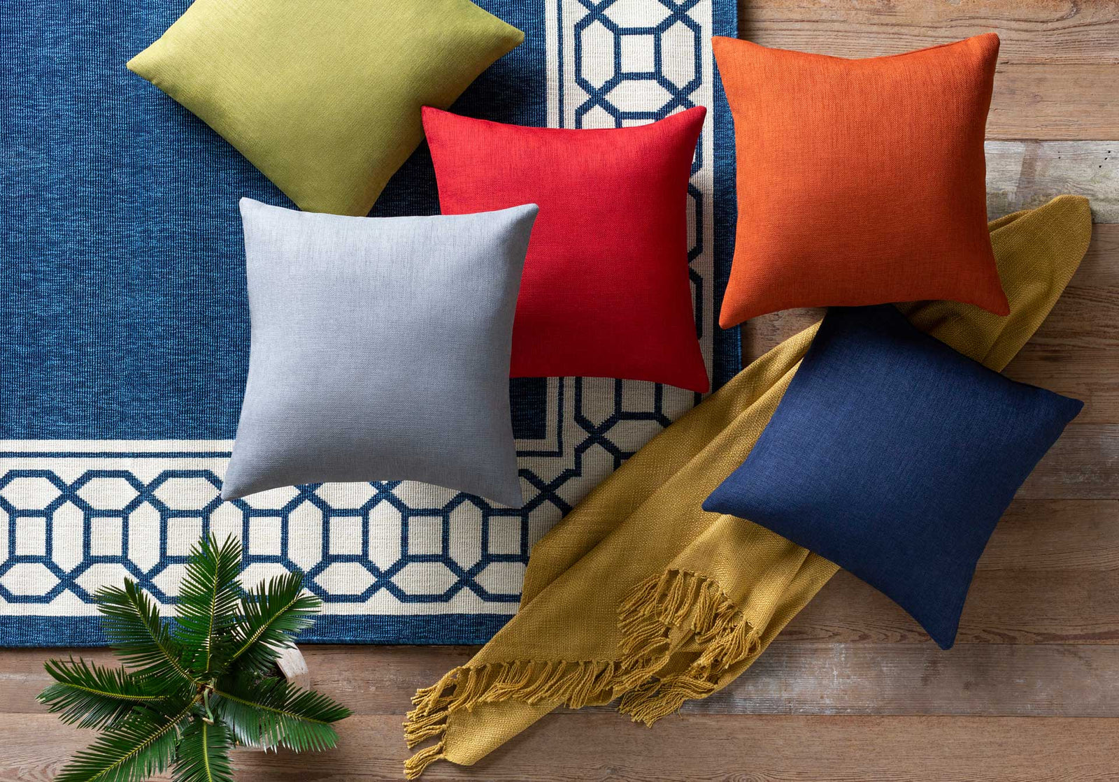 Stunning Solid Cover Navy Pillow