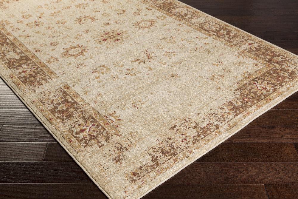 Arabesque Beige/Mocha Area Rug