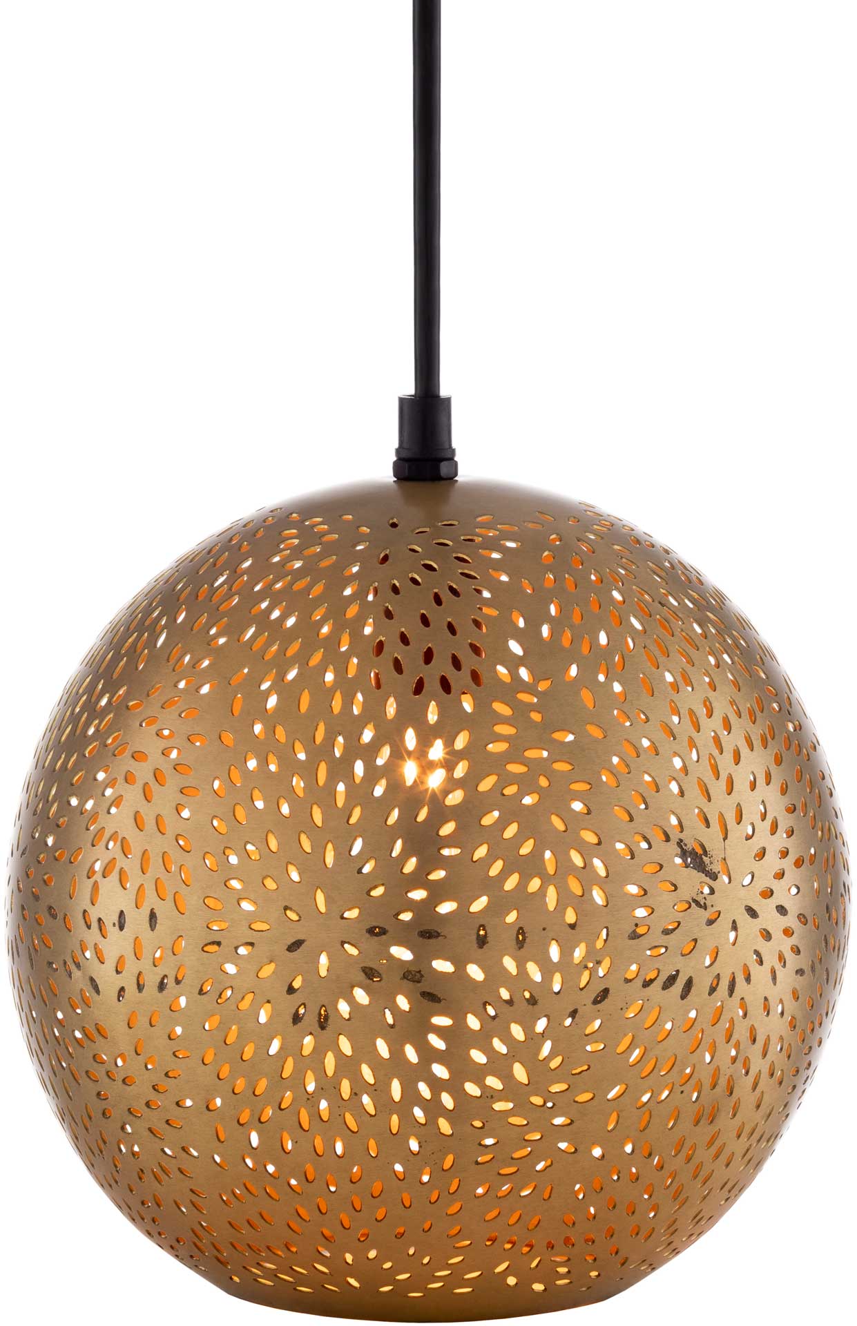 Adele Round Ceiling Lamp Brass