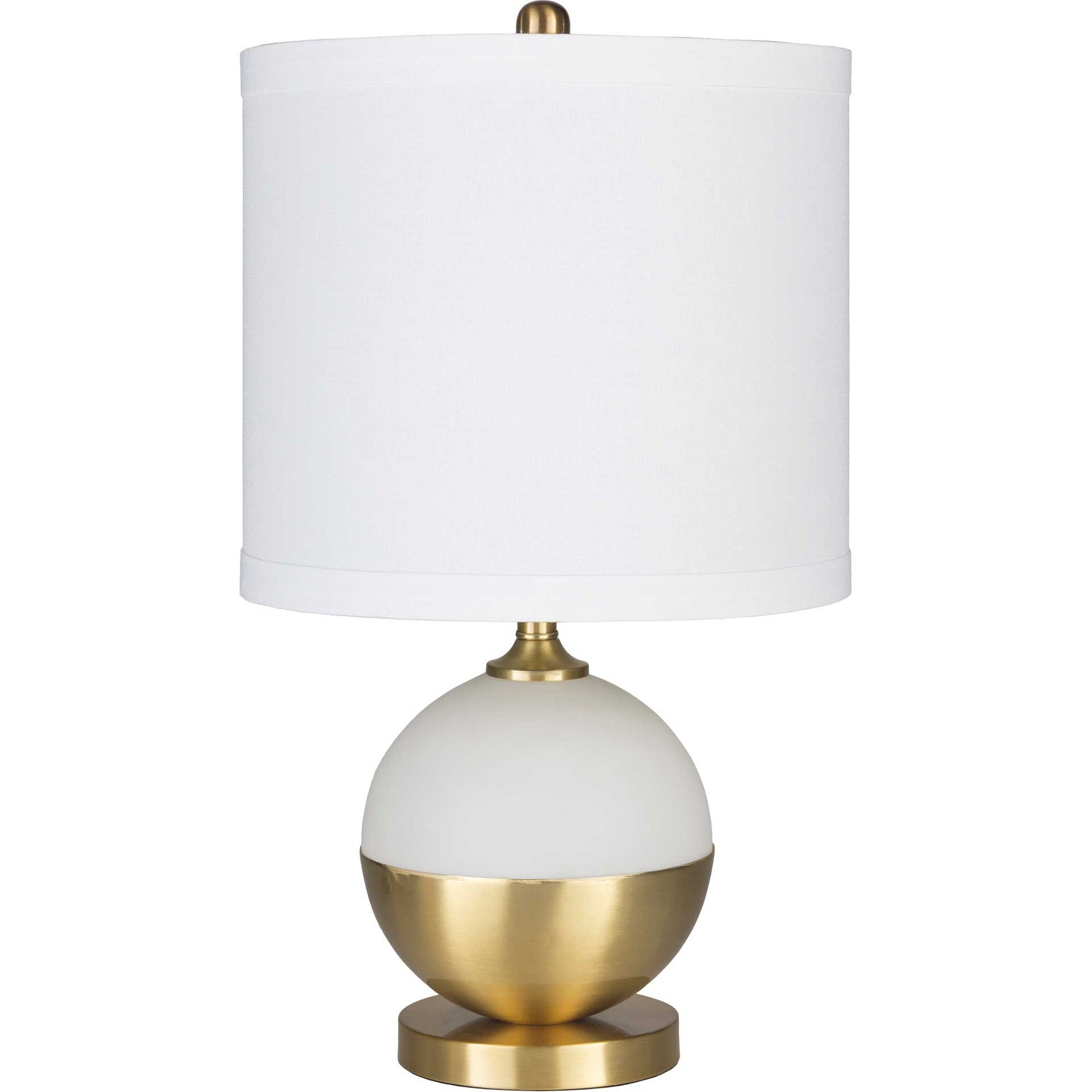 Alexander Table Lamp White/Brass