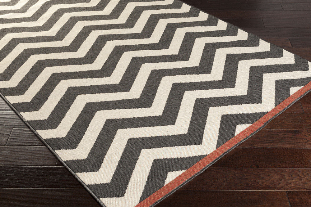 Alfresco Black/Beige Area Rug