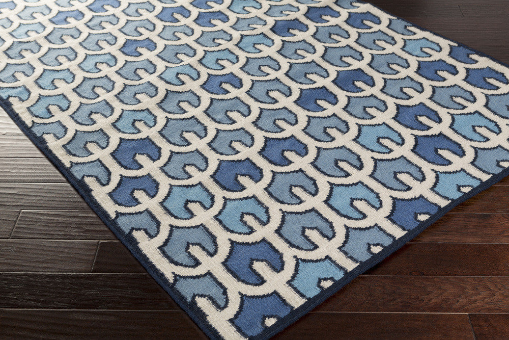 Alameda Light Gray/Navy Area Rug