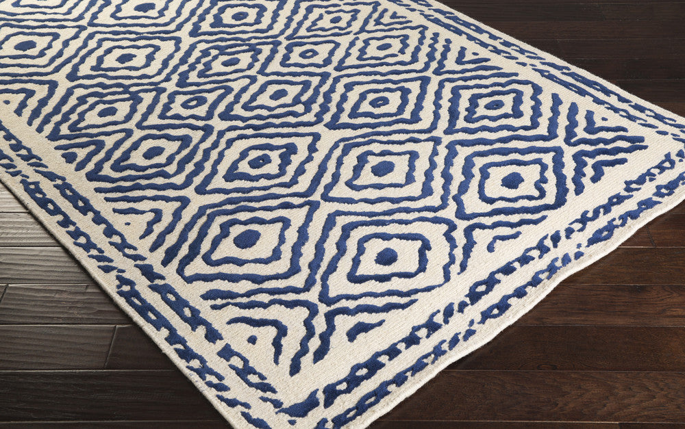 Atlas Cobalt/Beige Area Rug