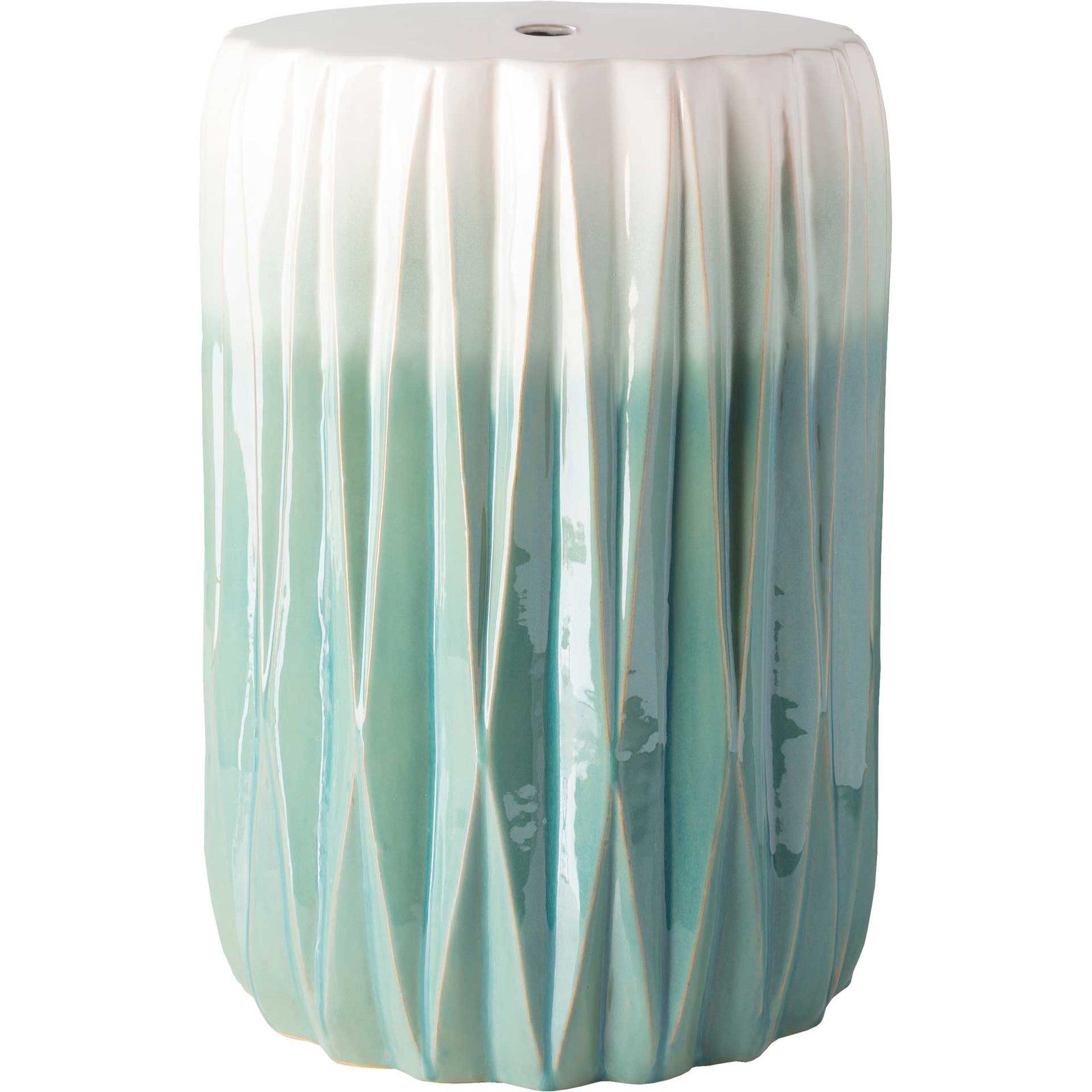 Ayden Stool Aqua/White