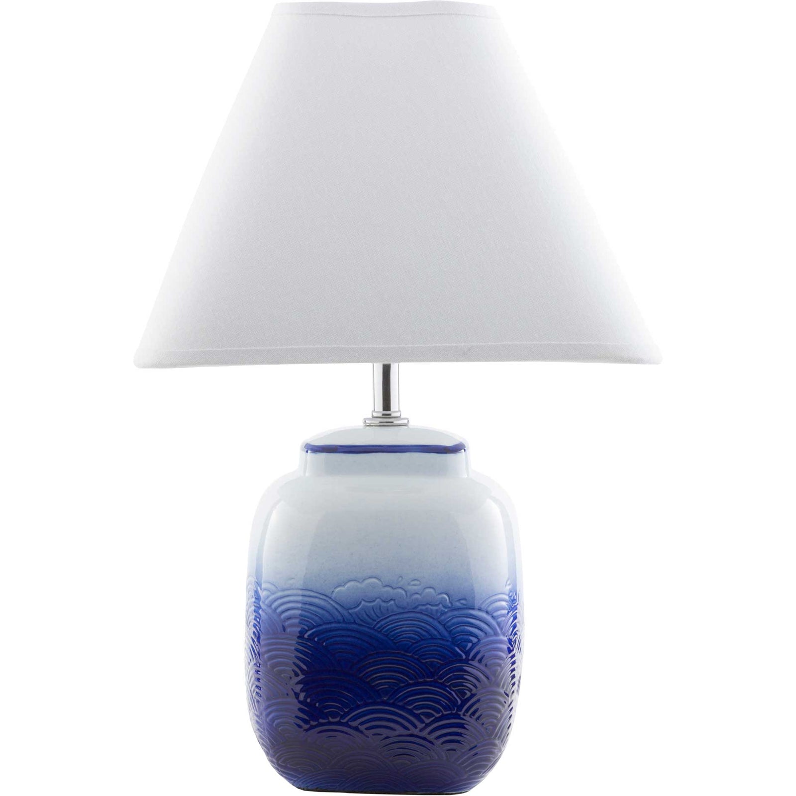 Azalea Table Lamp Navy/White