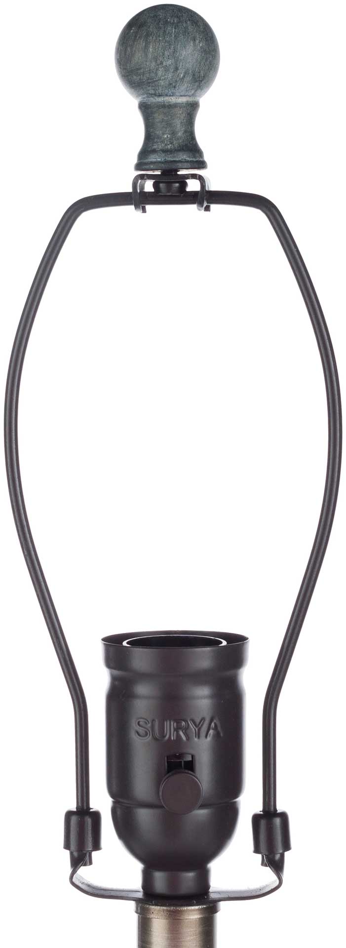 Braxton Table Lamp Charcoal/White/Slate Gray