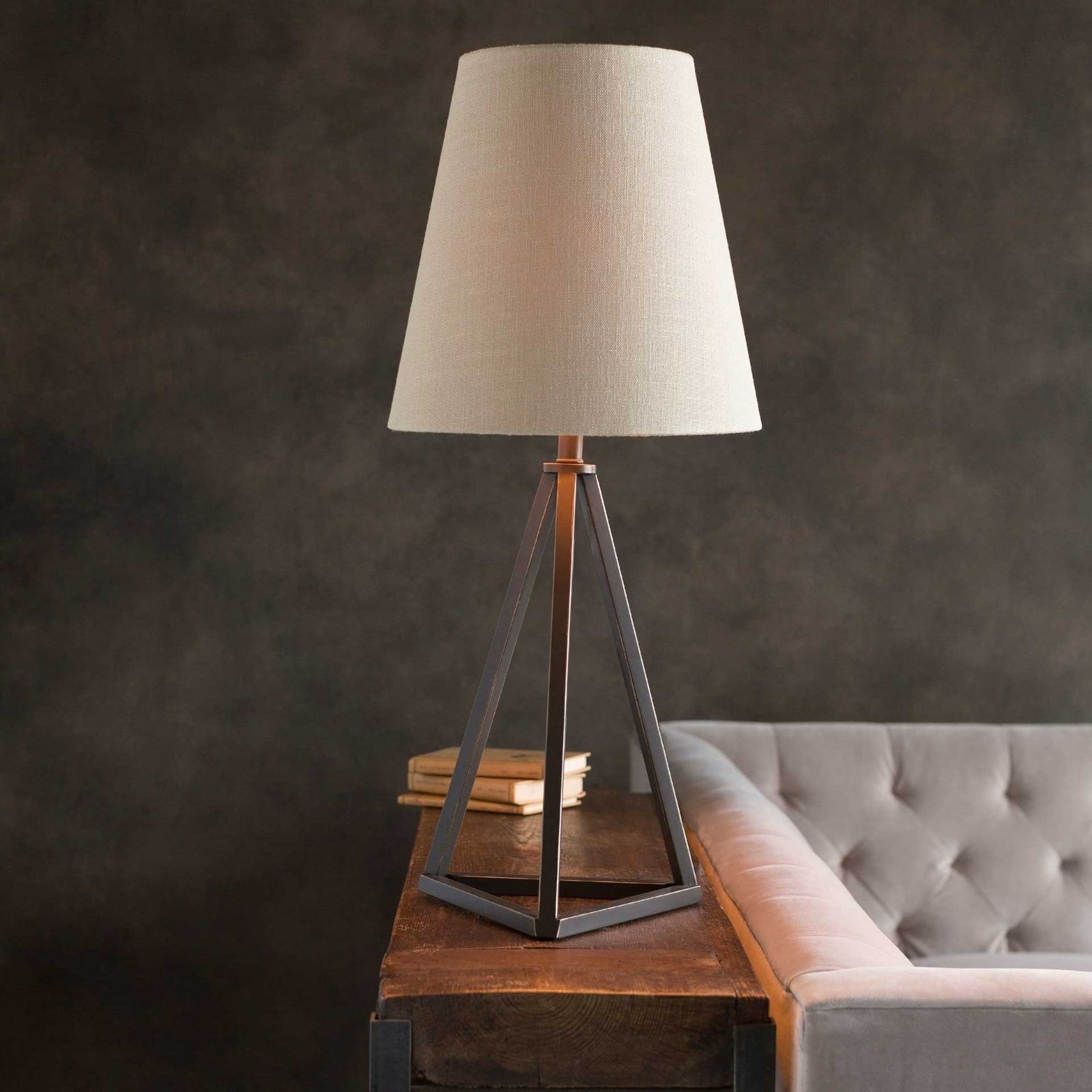 Bella Table Lamp Khaki/Natural