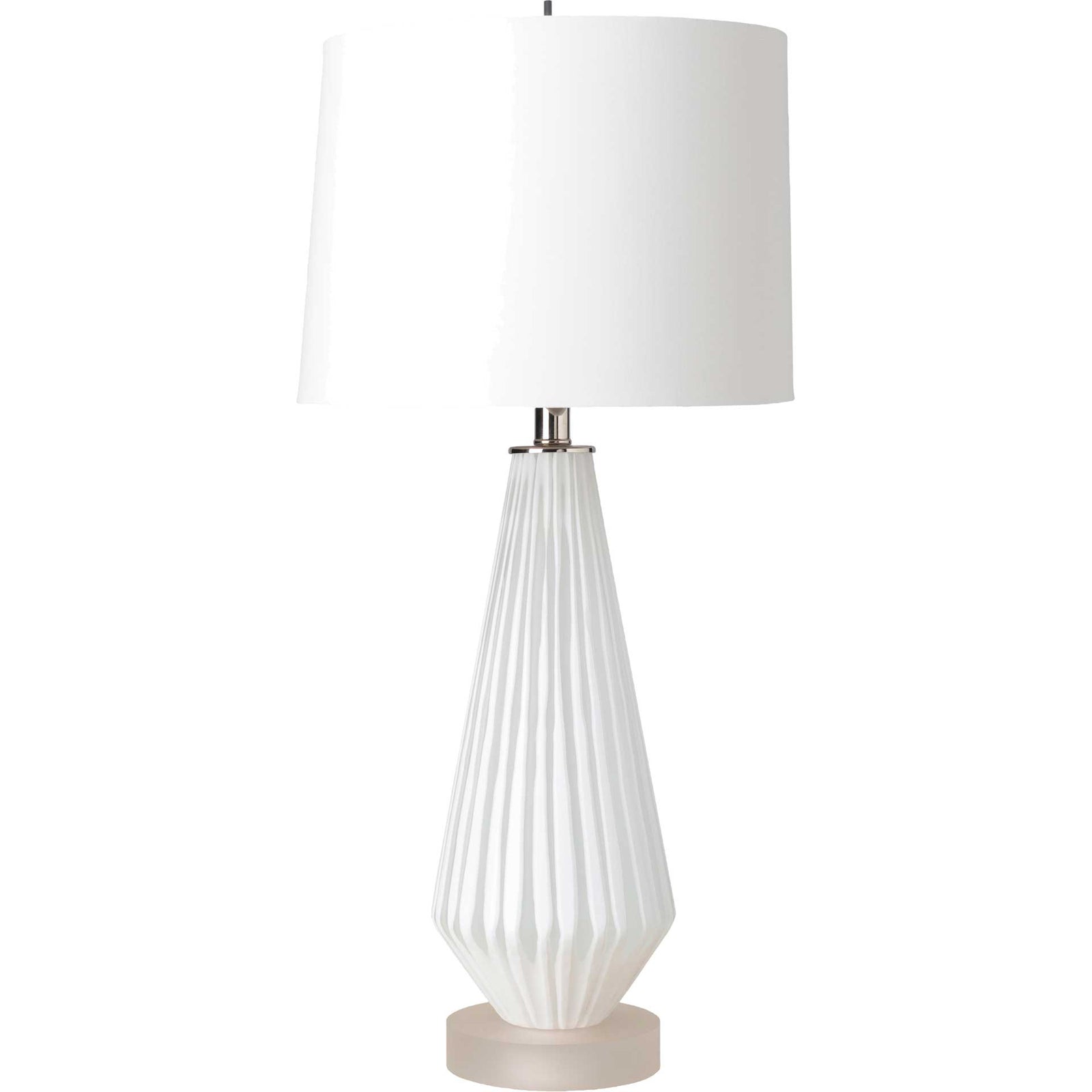 Brock Table Lamp White