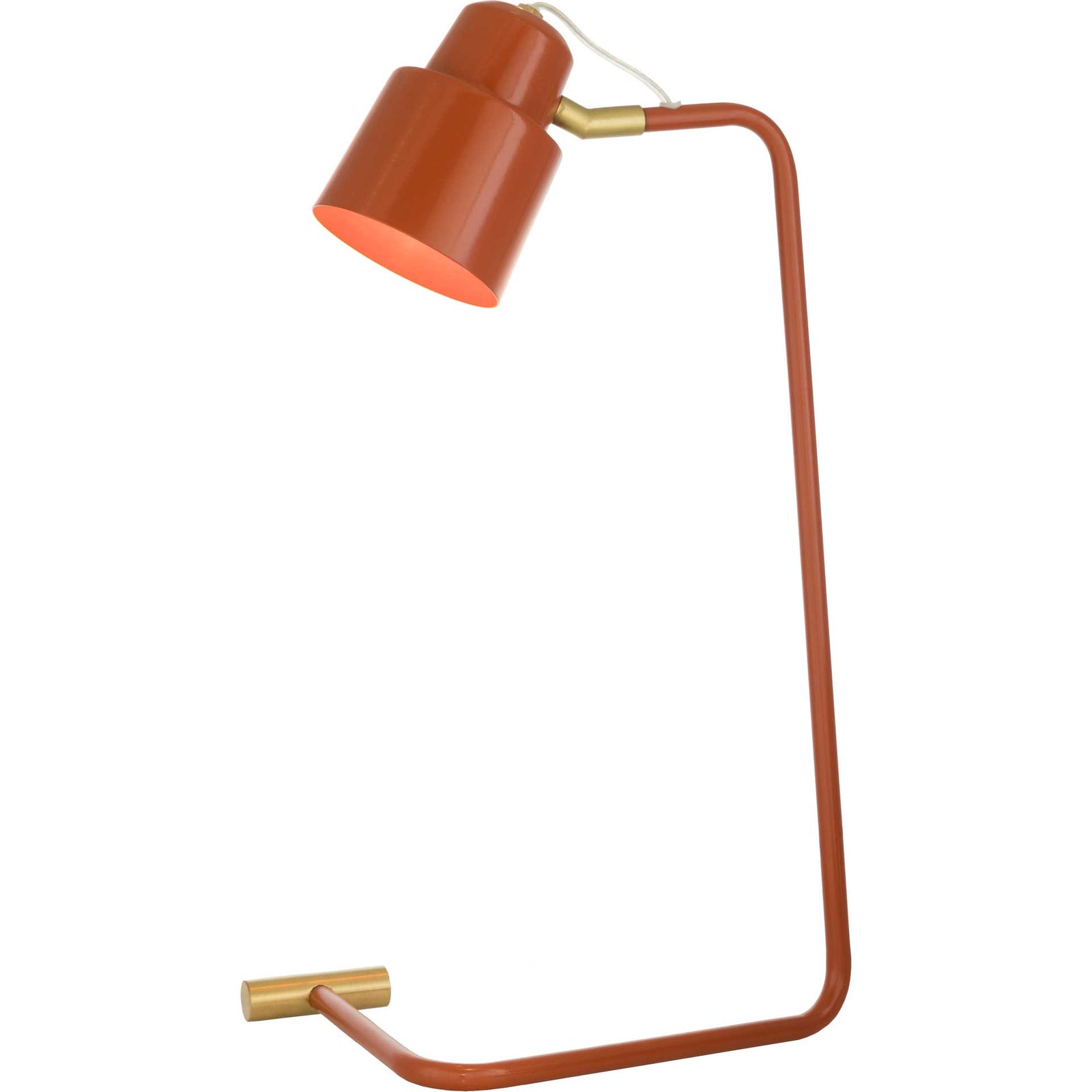 Blythe Table Lamp Burnt Orange/Orange/Brass