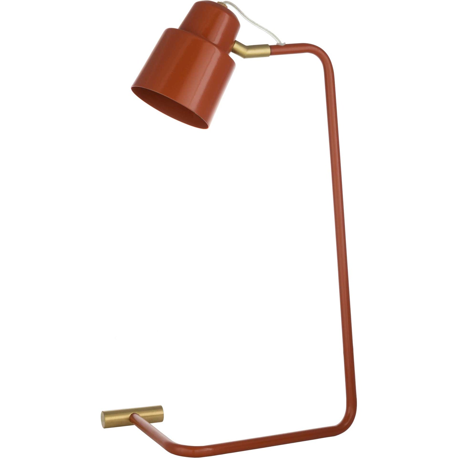 Blythe Table Lamp Burnt Orange/Orange/Brass
