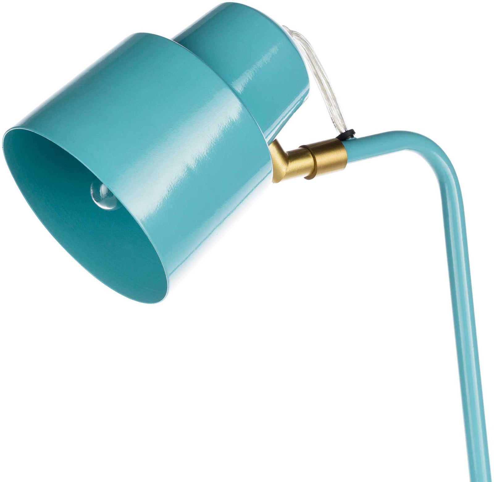 Blythe Table Lamp Aqua/Sky Blue/Brass