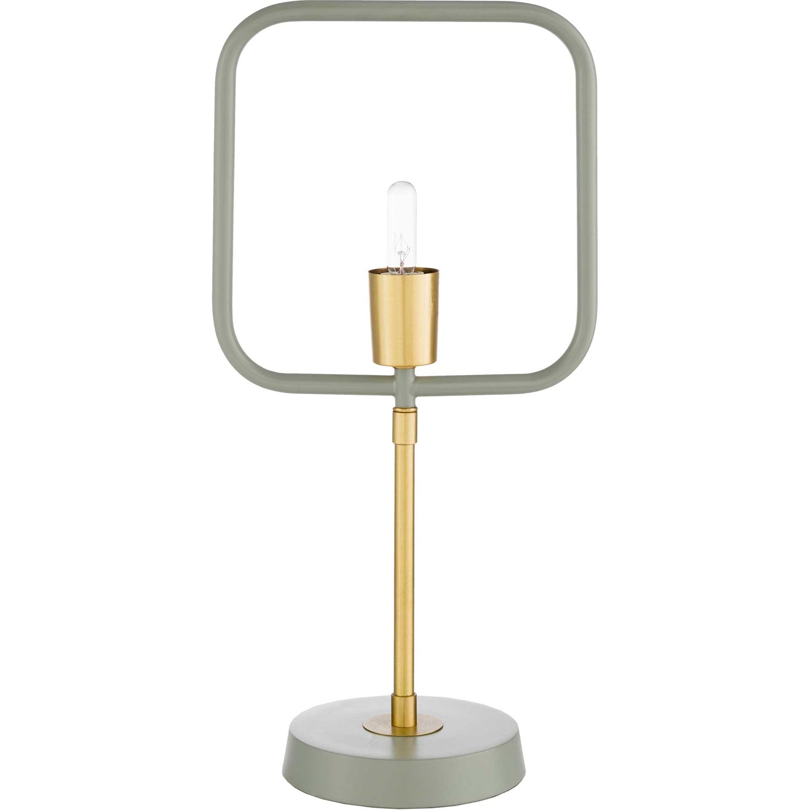 Bodhi Table Lamp Medium Gray/Gray/Brass