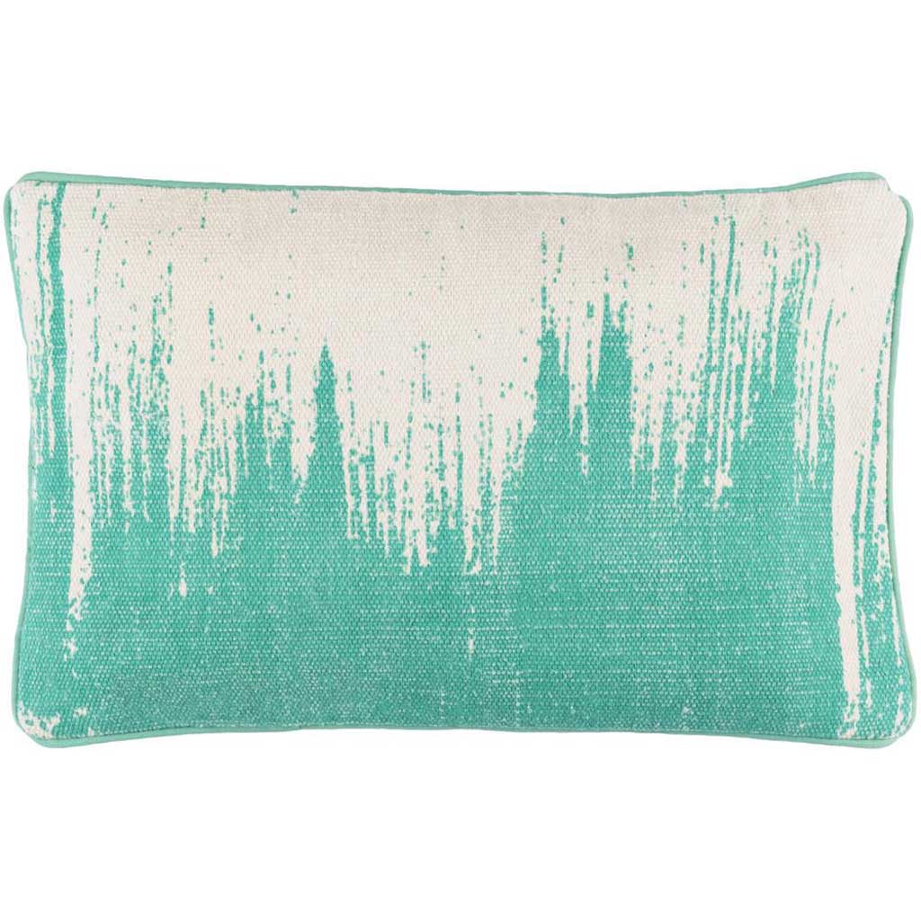 Bristle Teal/Light Gray Pillow