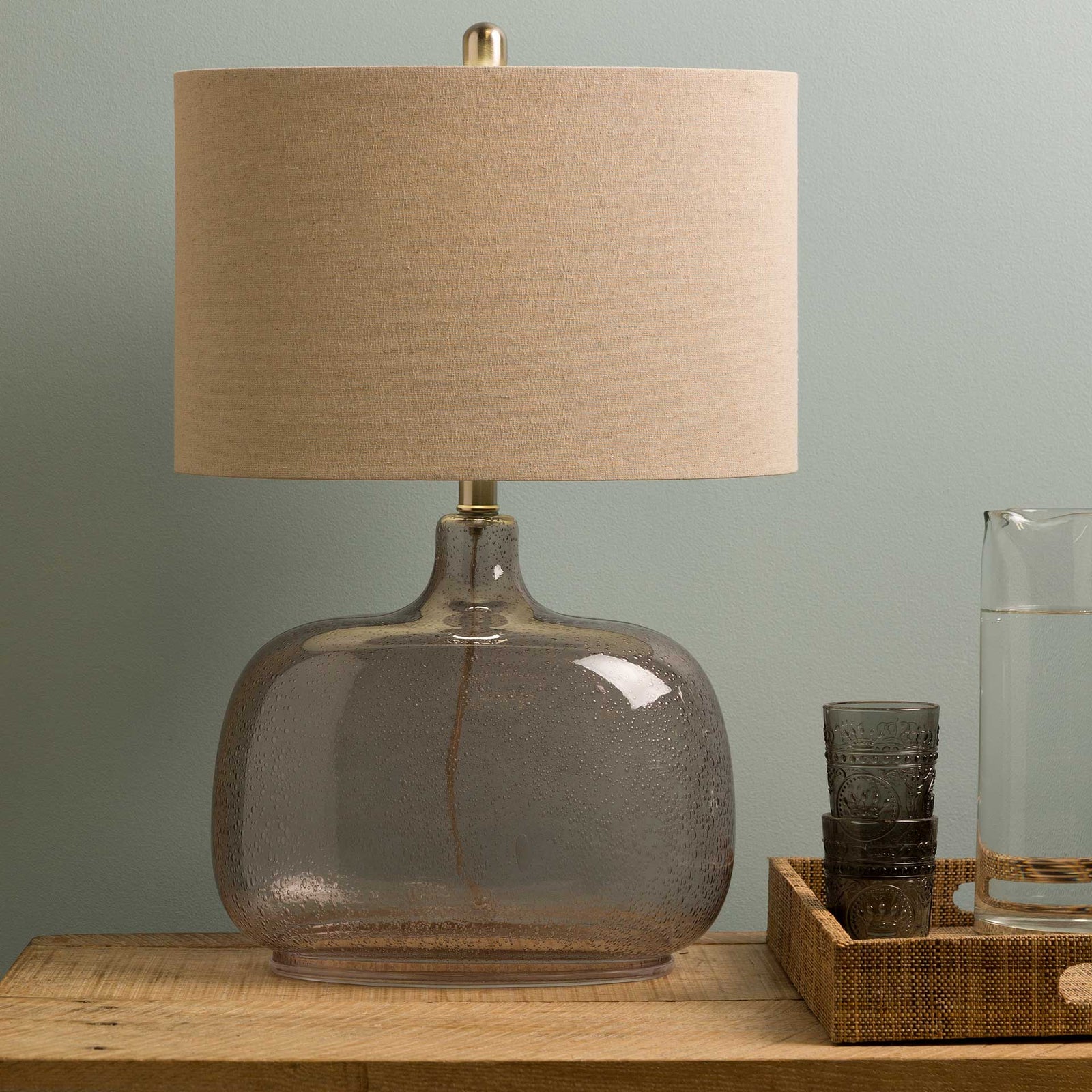 Bria Table Lamp Ivory/Taupe/Light Gray