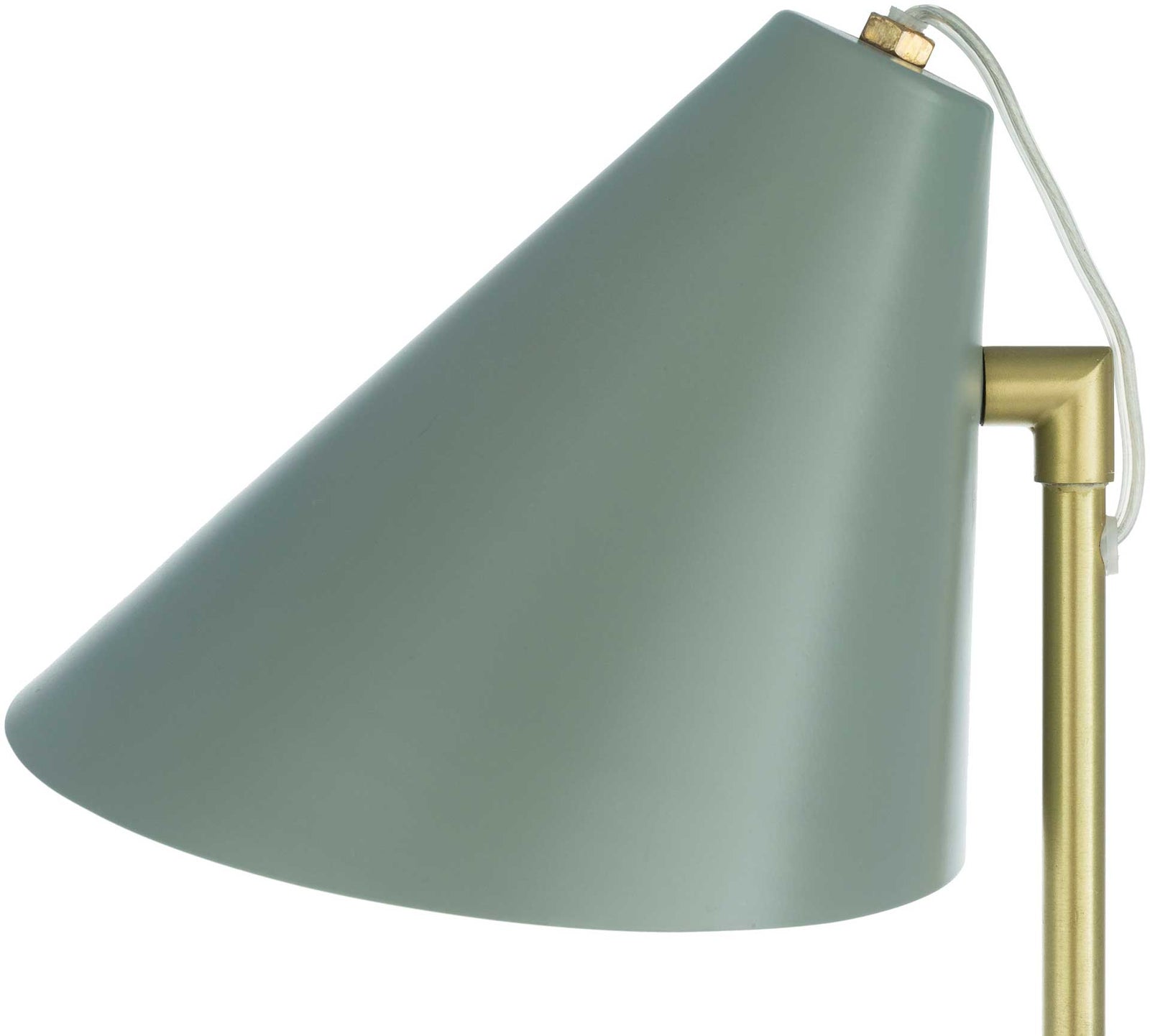 Benson Table Lamp Medium Gray/Gray/Brass