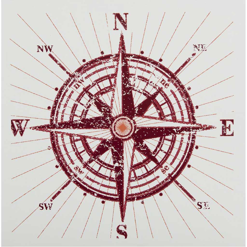 Ship Compass Wall Art