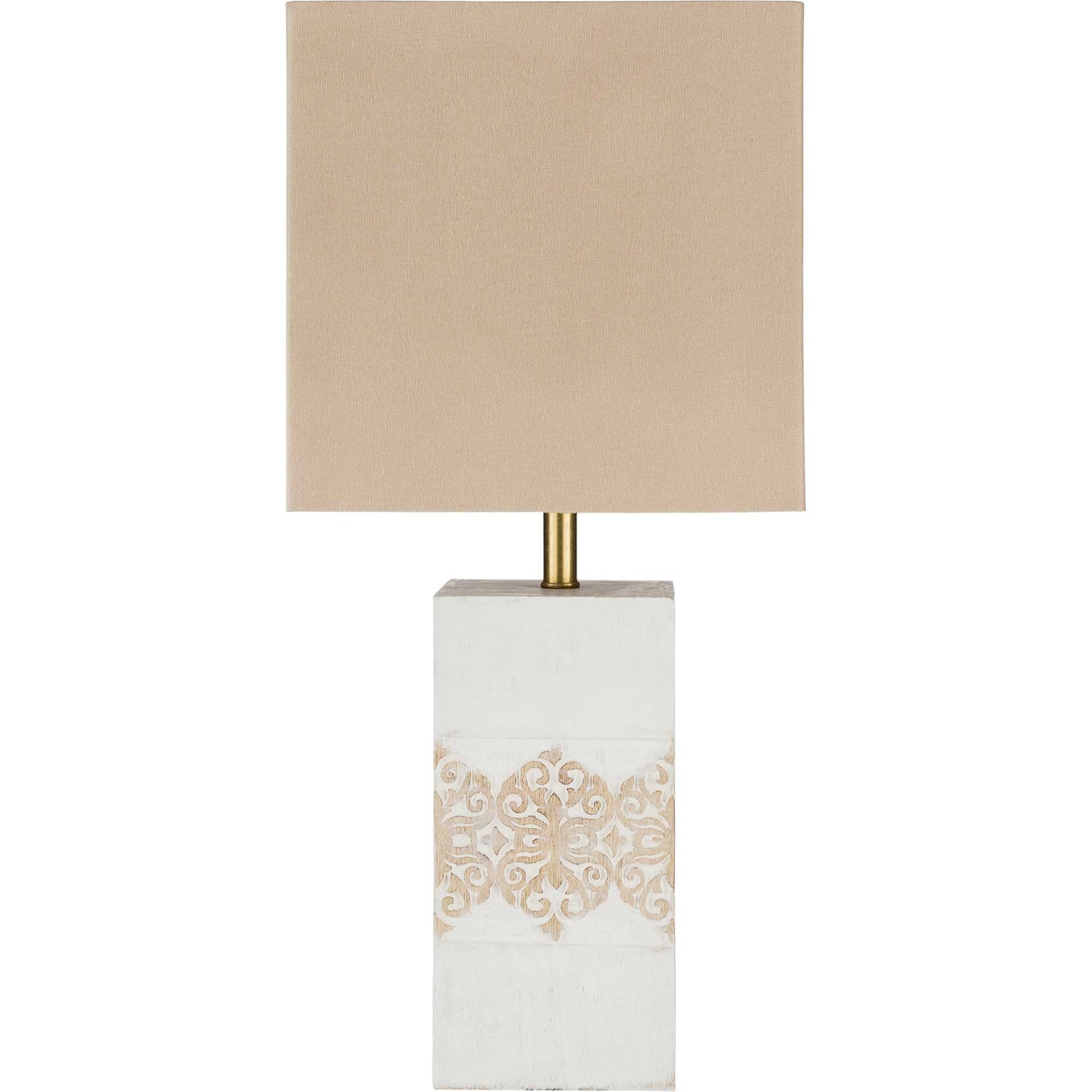 Cristian Table Lamp Taupe/White