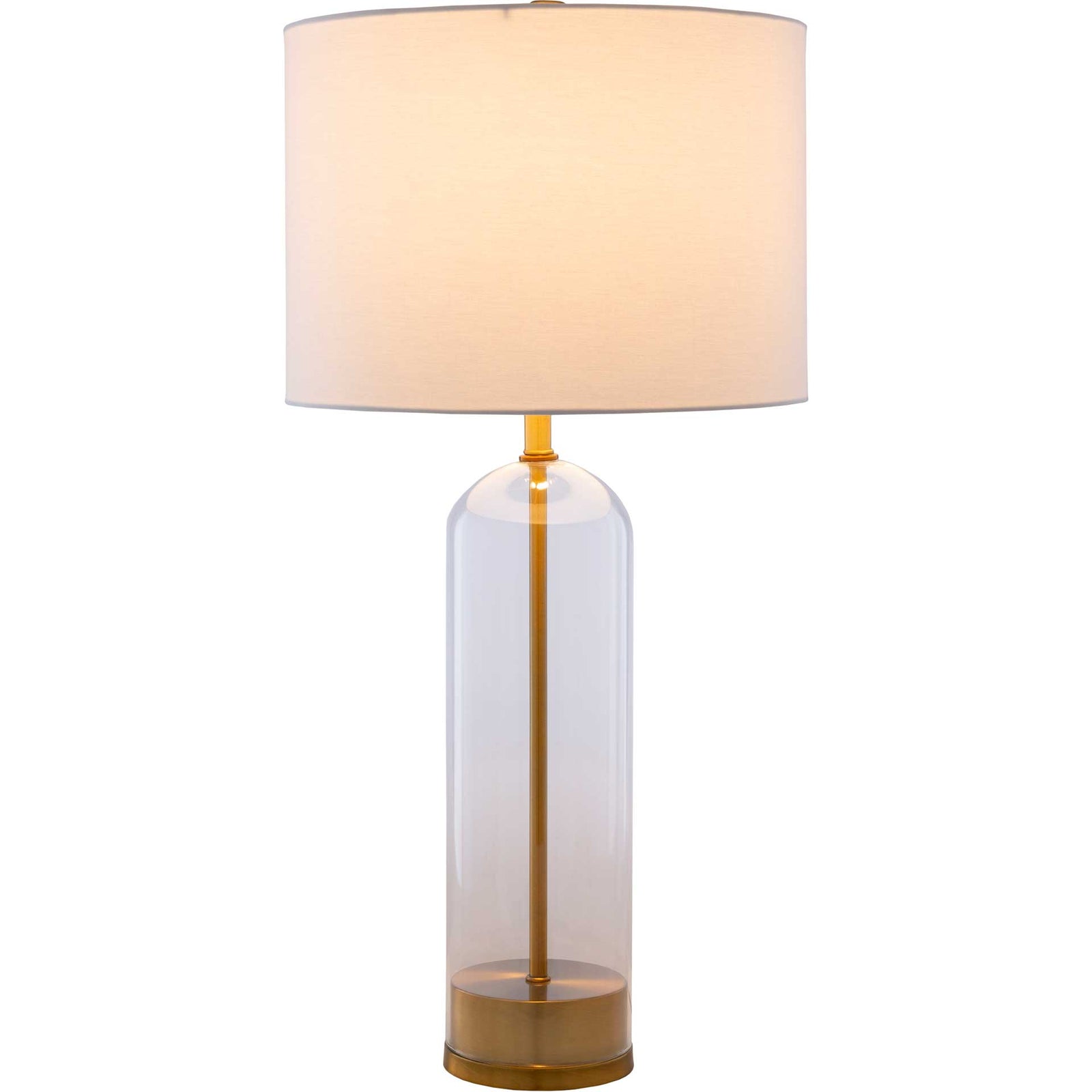 Carlos Table Lamp White/Gold