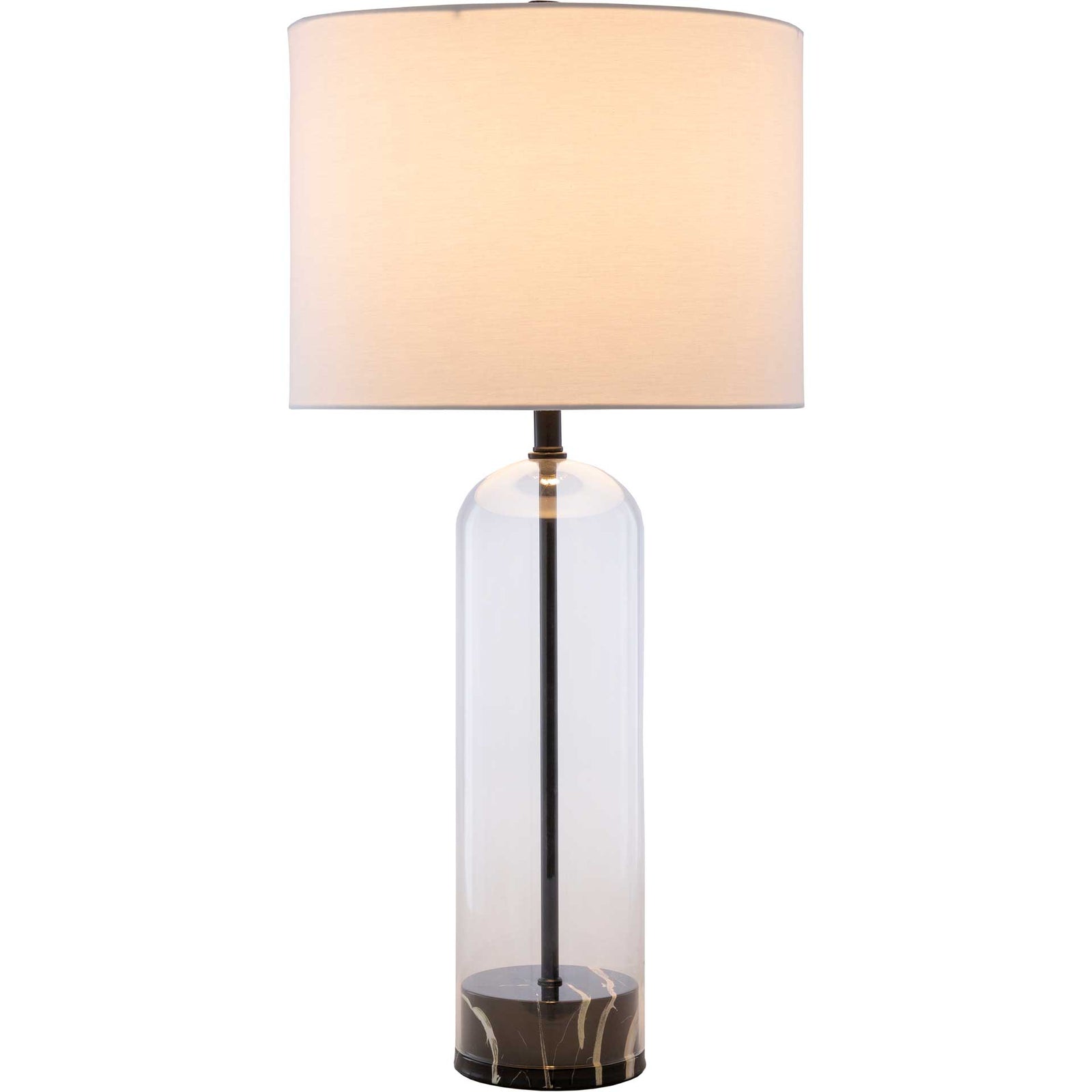Carlos Table Lamp White/Black