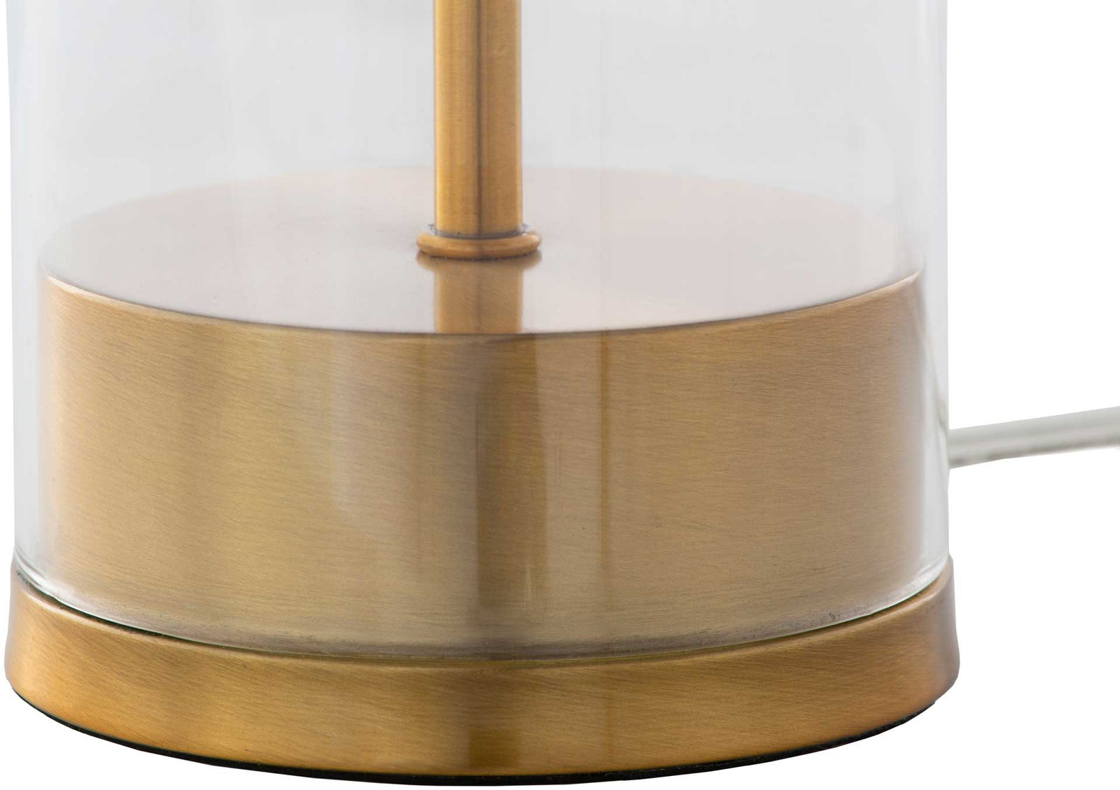 Carlos Table Lamp White/Gold