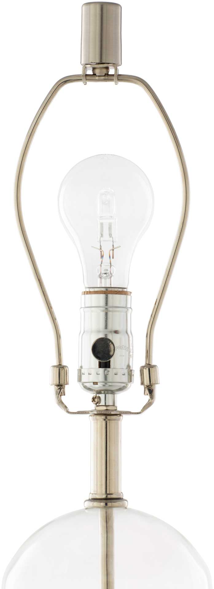 Carlos Table Lamp White/Light Gray