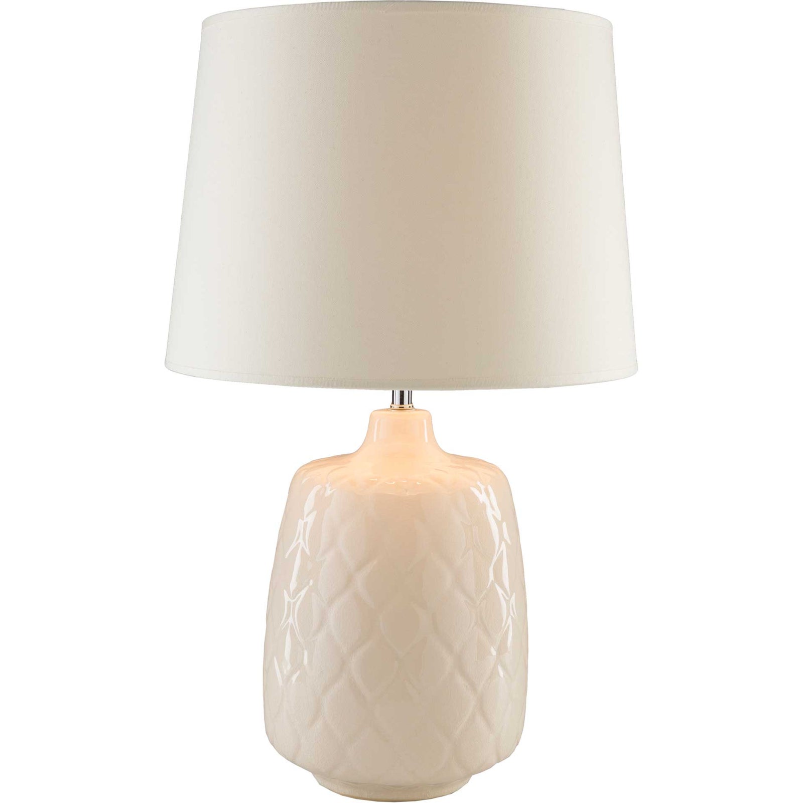 Claire Table Lamp Khaki/Cream