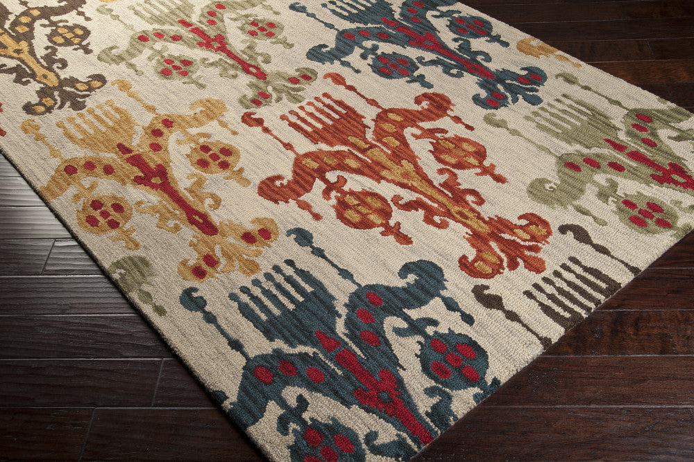 Centennial Navy/Burnt Orange/Dark Red Area Rug