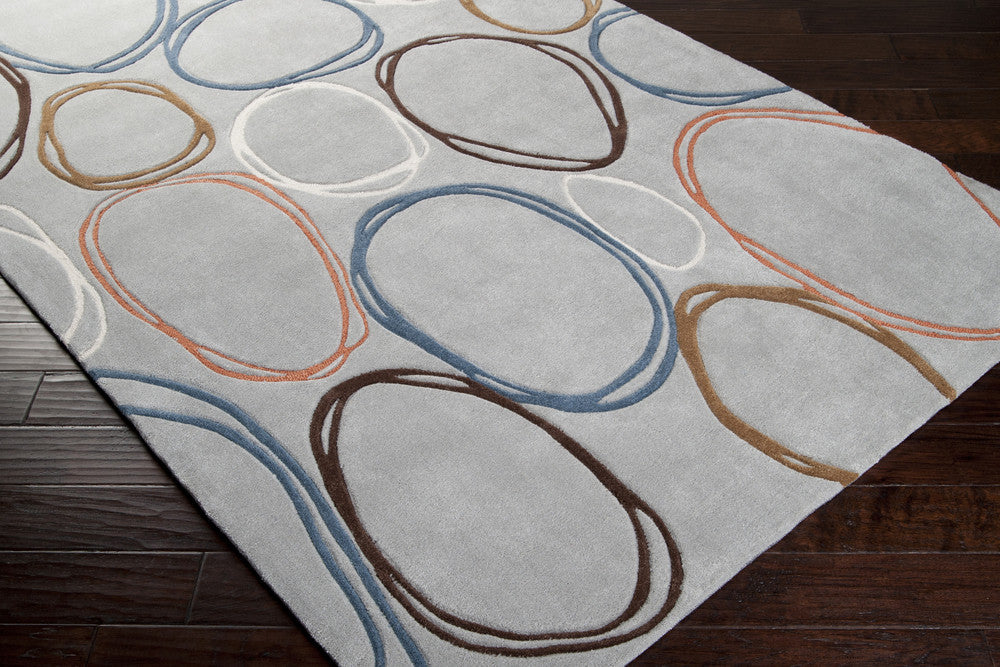 Cosmopolitan Light Gray/Ivory Area Rug