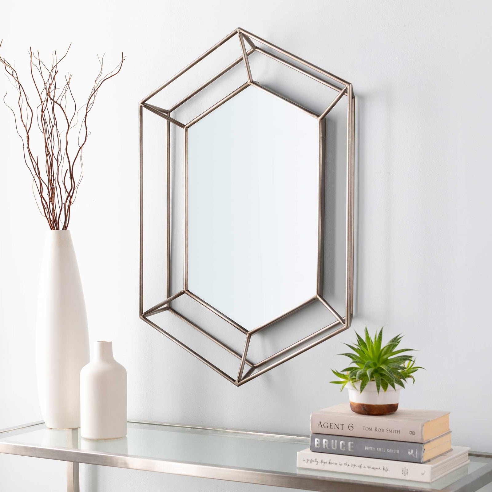 Colby Mirror Silver