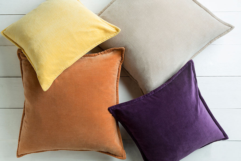 Smooth Velvet Gray Pillow