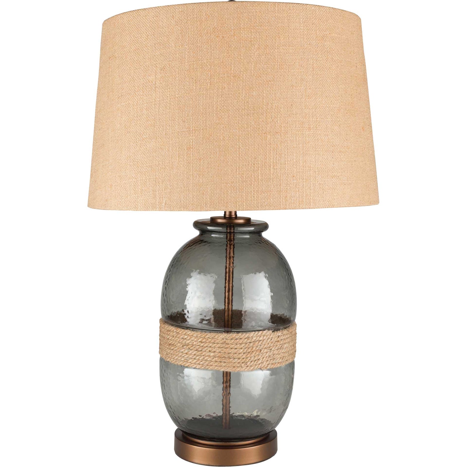 Caitlyn Table Lamp Wheat/Charcoal