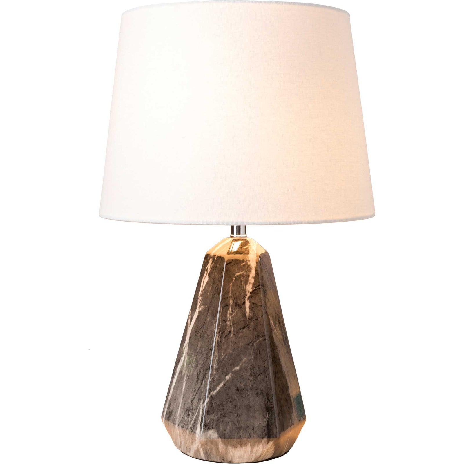 Dennis Table Lamp White/Black