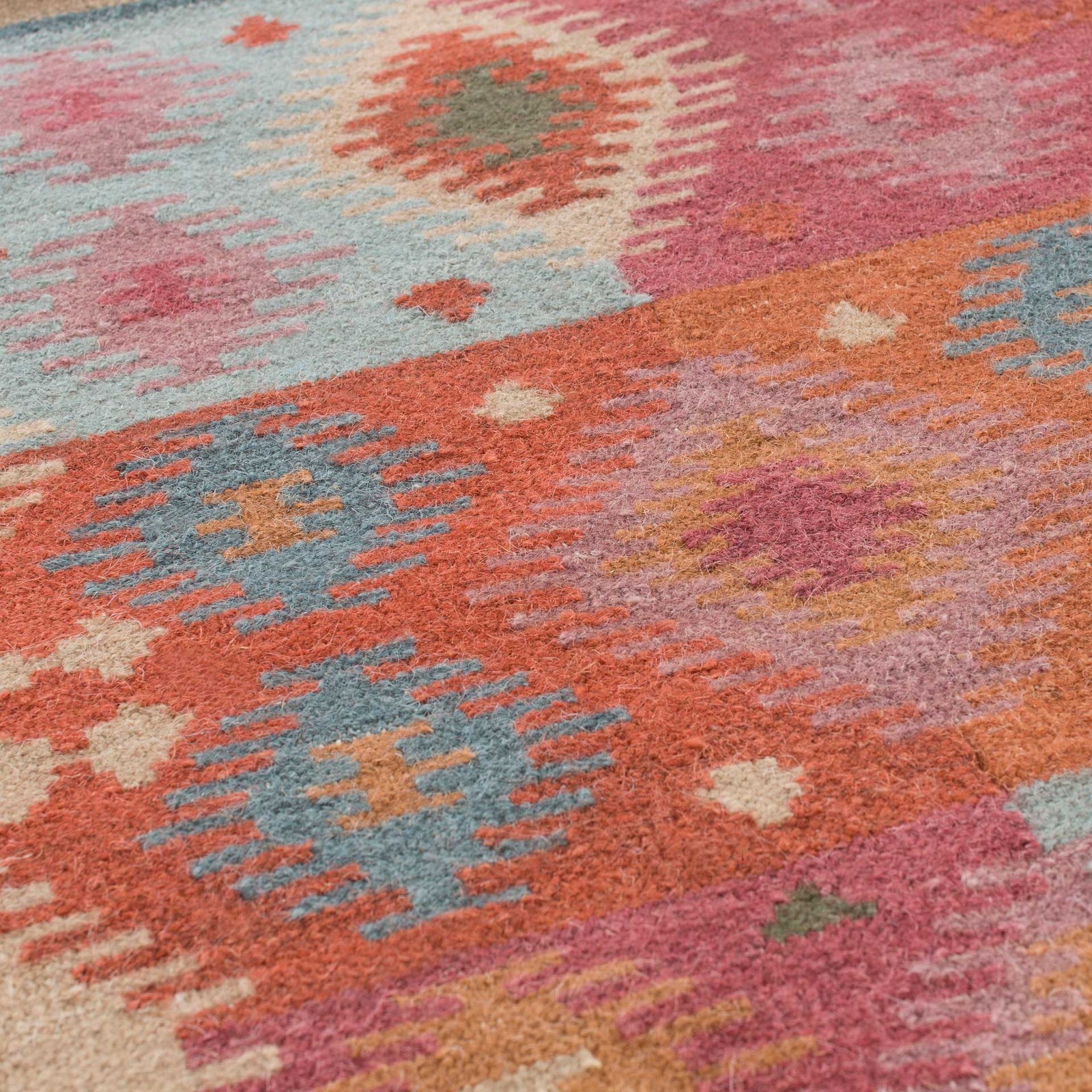 Abel Wall Hanging Brick/Khaki/Rose