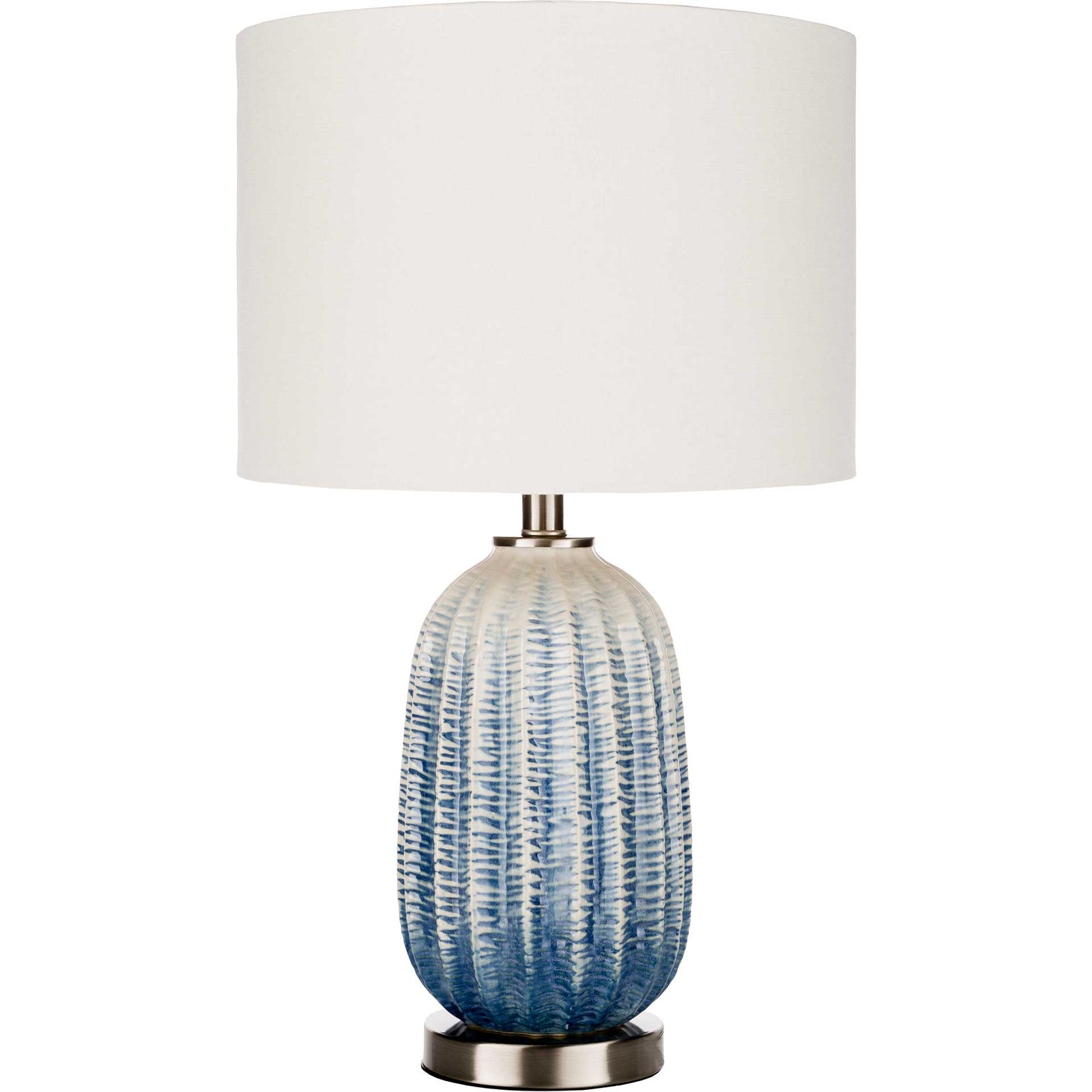 Adelaide Table Lamp Navy/White/Blue
