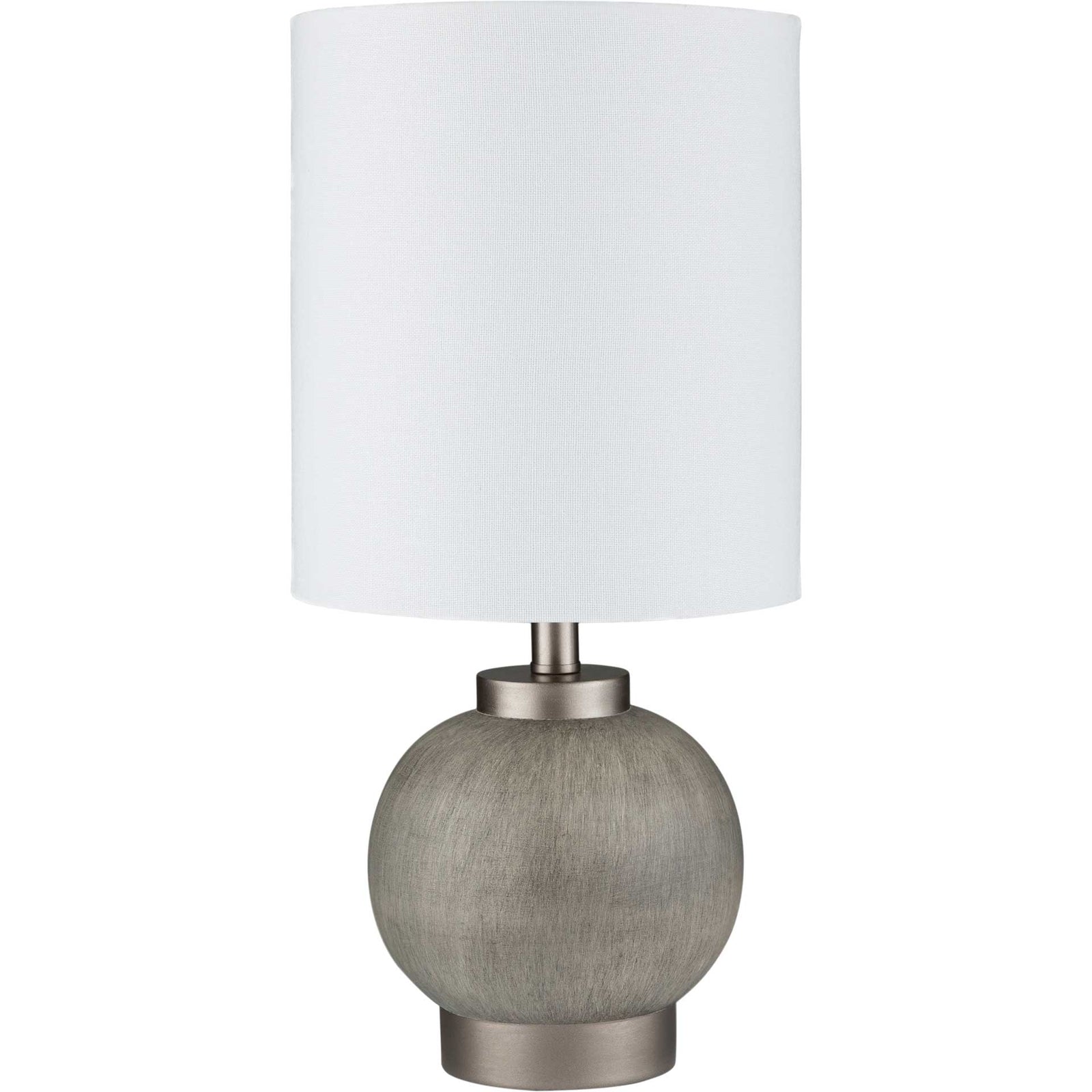 Denver Table Lamp Charcoal/White/Gray