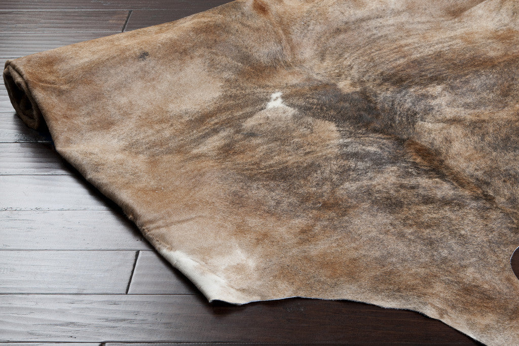 Duke Beige/Mocha Cowhide Rug